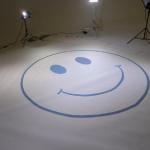 A time lapse of the happy face (8ft diameter) made using over 7000 Viagra pills for Viagra!